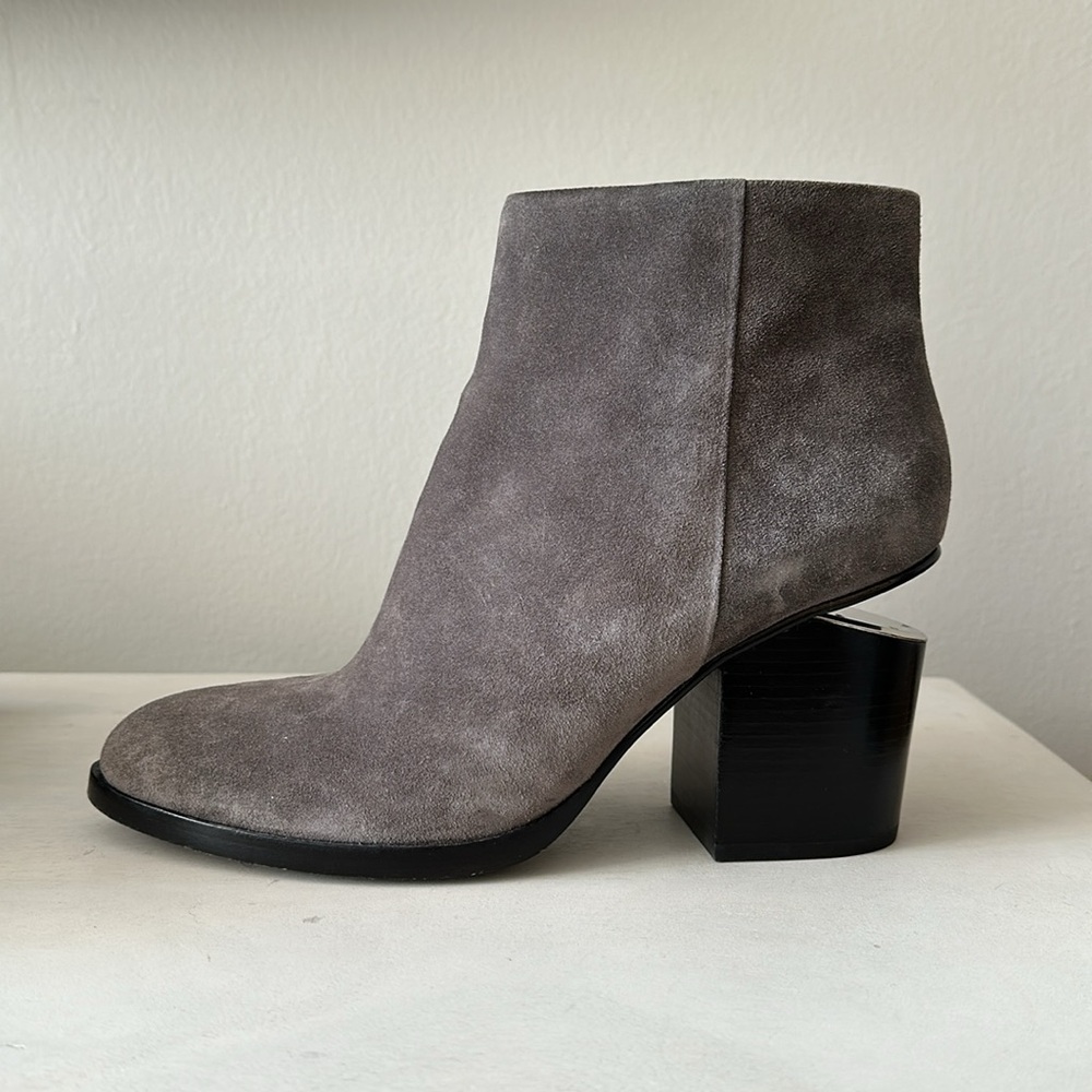Alexander Wang Gabi Boot in Mink Grey Suede